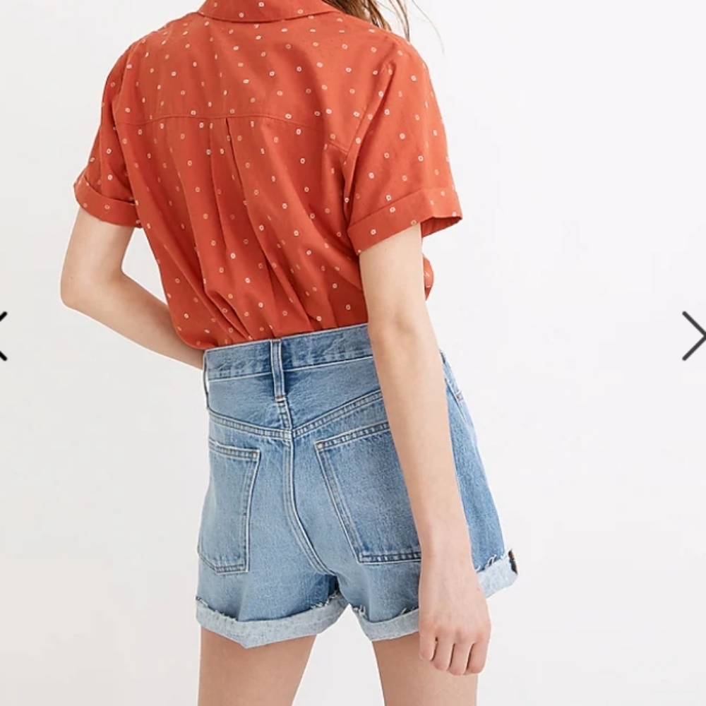 Madewell Light Blue Jean Shorts - Picture 3 of 16